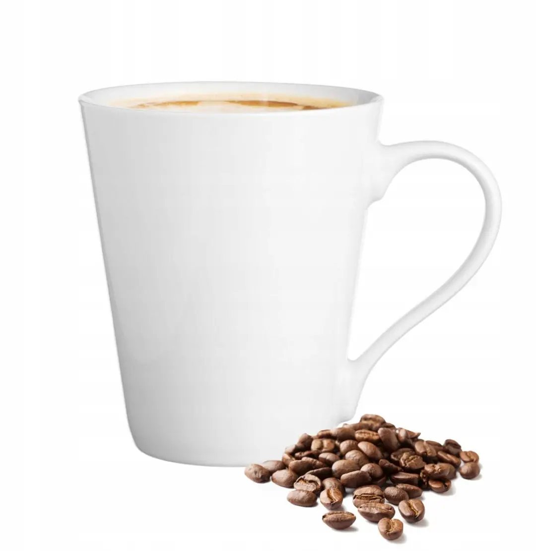 Maja Porseleinen Mokkenset 6 Stuks 250ml - Wit
