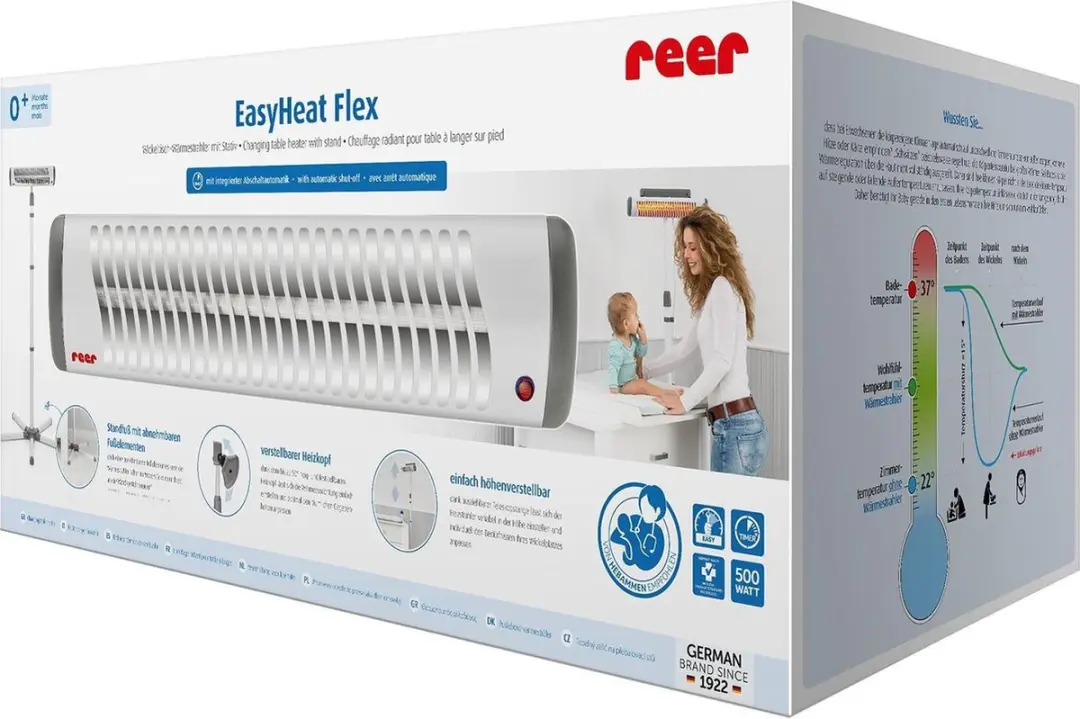 Reer EasyHeat Flex 19050 Infrarood Verwarming 500W - Grijs/Wit
