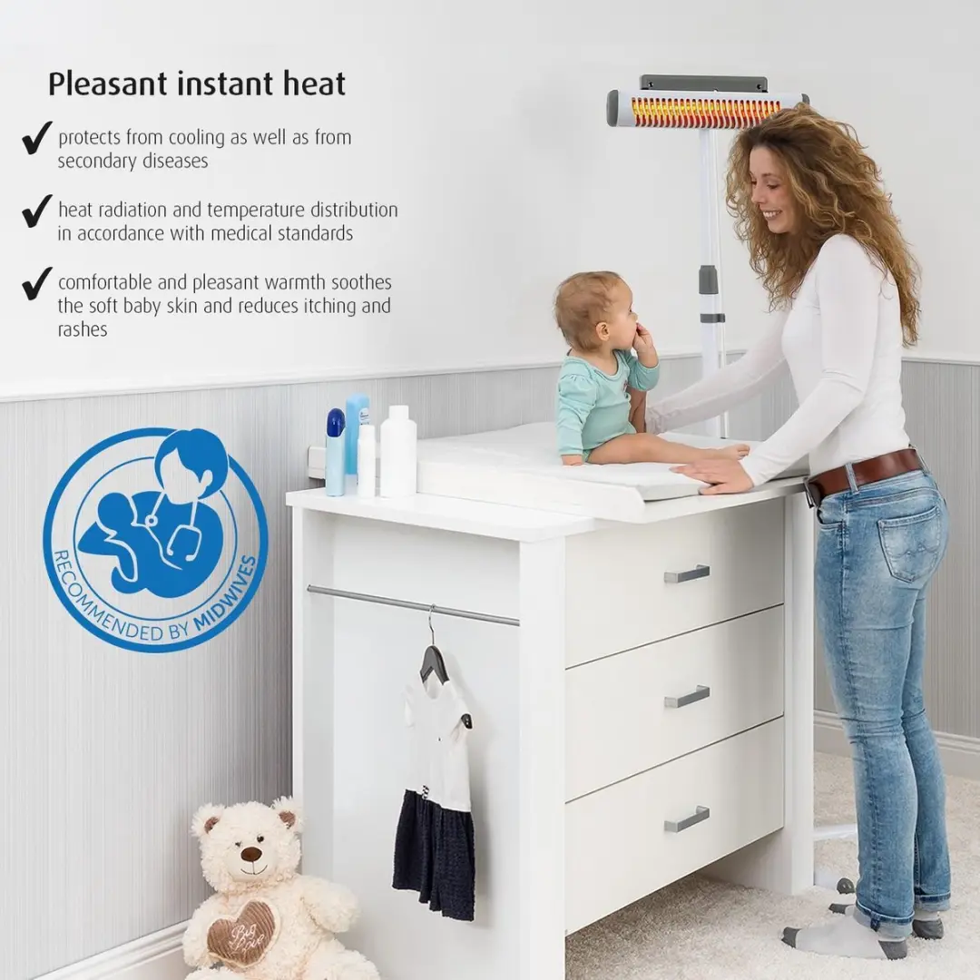 Reer EasyHeat Flex 19050 Infrarood Verwarming 500W - Grijs/Wit - afbeelding 6 van 6