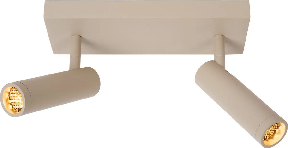 Lucide GRADO Plafondspot 2xGU10 Taupe