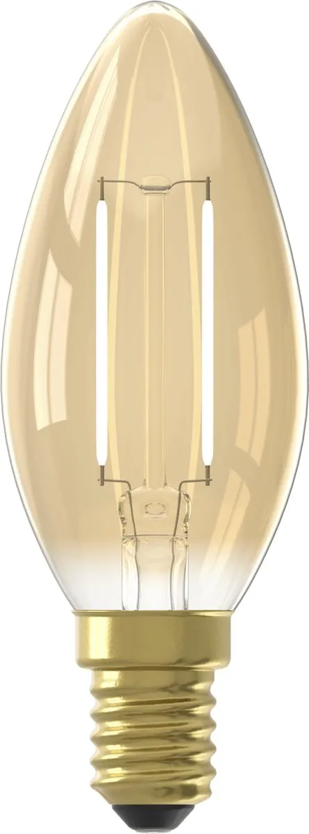 Calex LED Kaarslamp Goud E14 3.5W 250lm - 10 Stuks