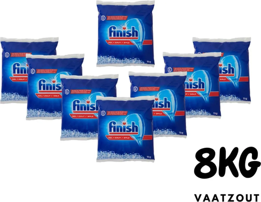 Finish Regeneerzout 8x1kg
