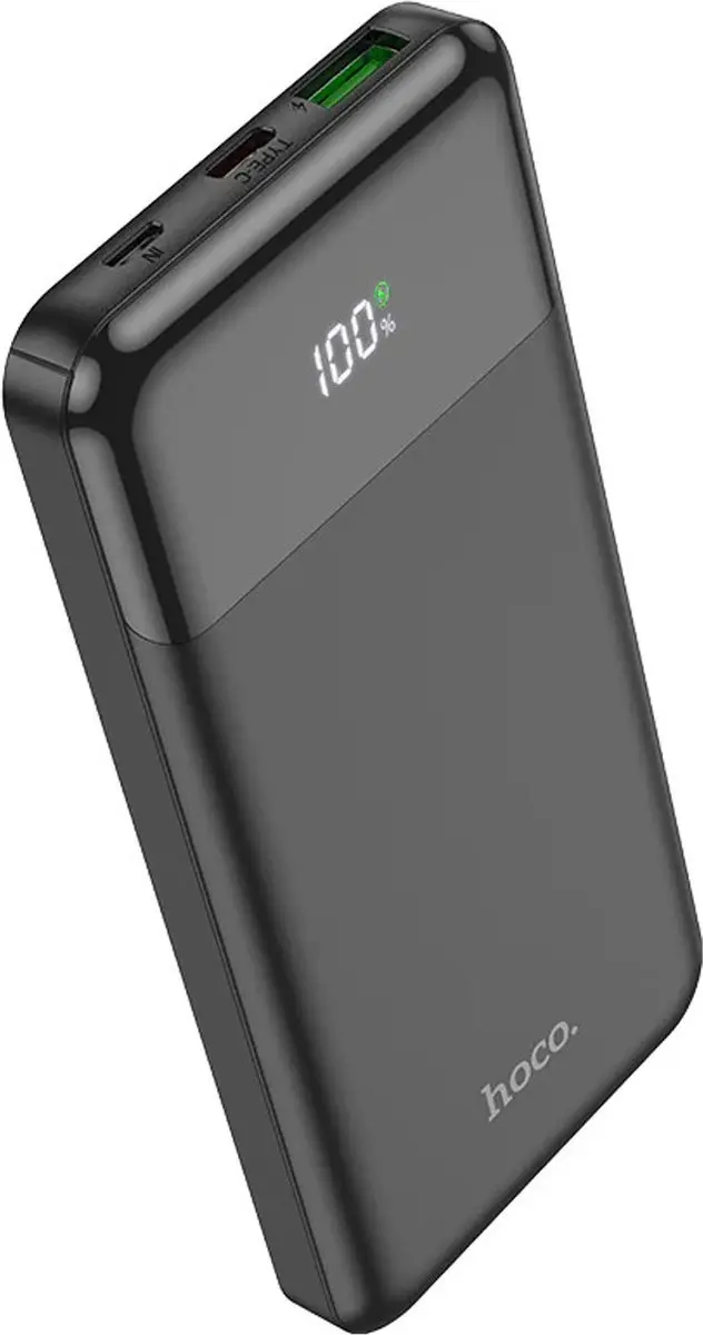 Hoco J102B Powerbank 10.000mAh - 20W PD - Zwart
