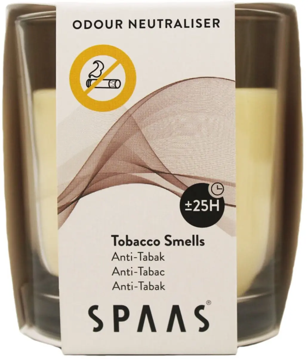 Spaas Kaars Anti-Tabak Ivoor - 6 Stuks