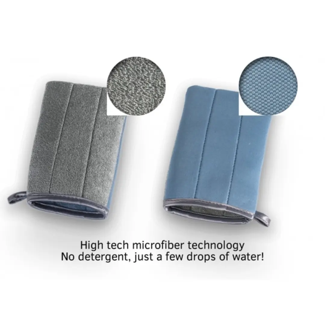Hagerty Microfiber Handschoen Glas Grijs/Blauw