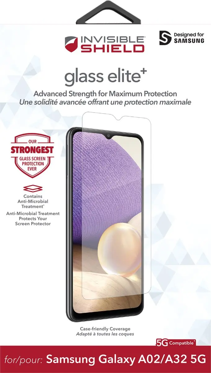 ZAGG InvisibleShield Glass Elite+ Samsung Galaxy A32 5G