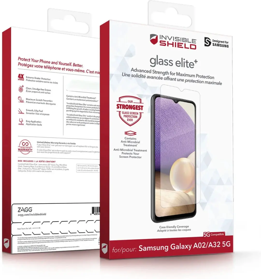 ZAGG InvisibleShield Glass Elite+ Samsung Galaxy A32 5G