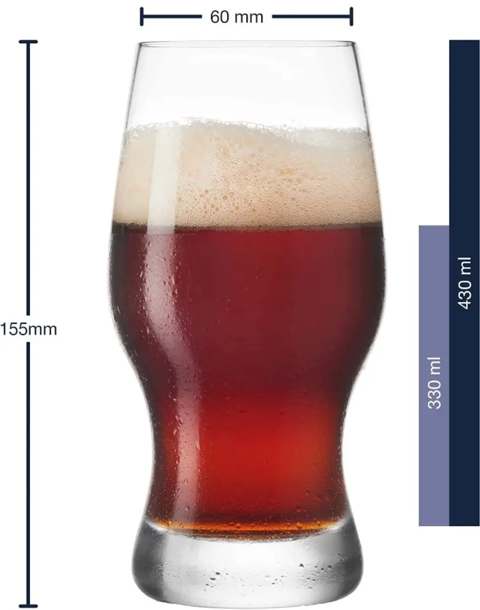Leonardo Taverna Bierglas 330ml - 2 Stuks