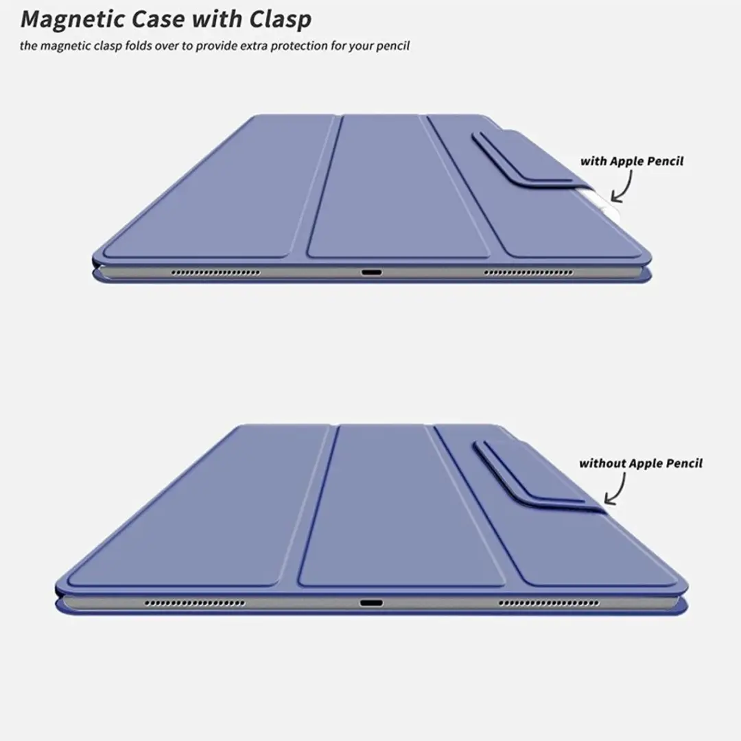 MobiQ Magnetische Folio Case 46-00925 - iPad Air 11 (2025) Lavendgrijs