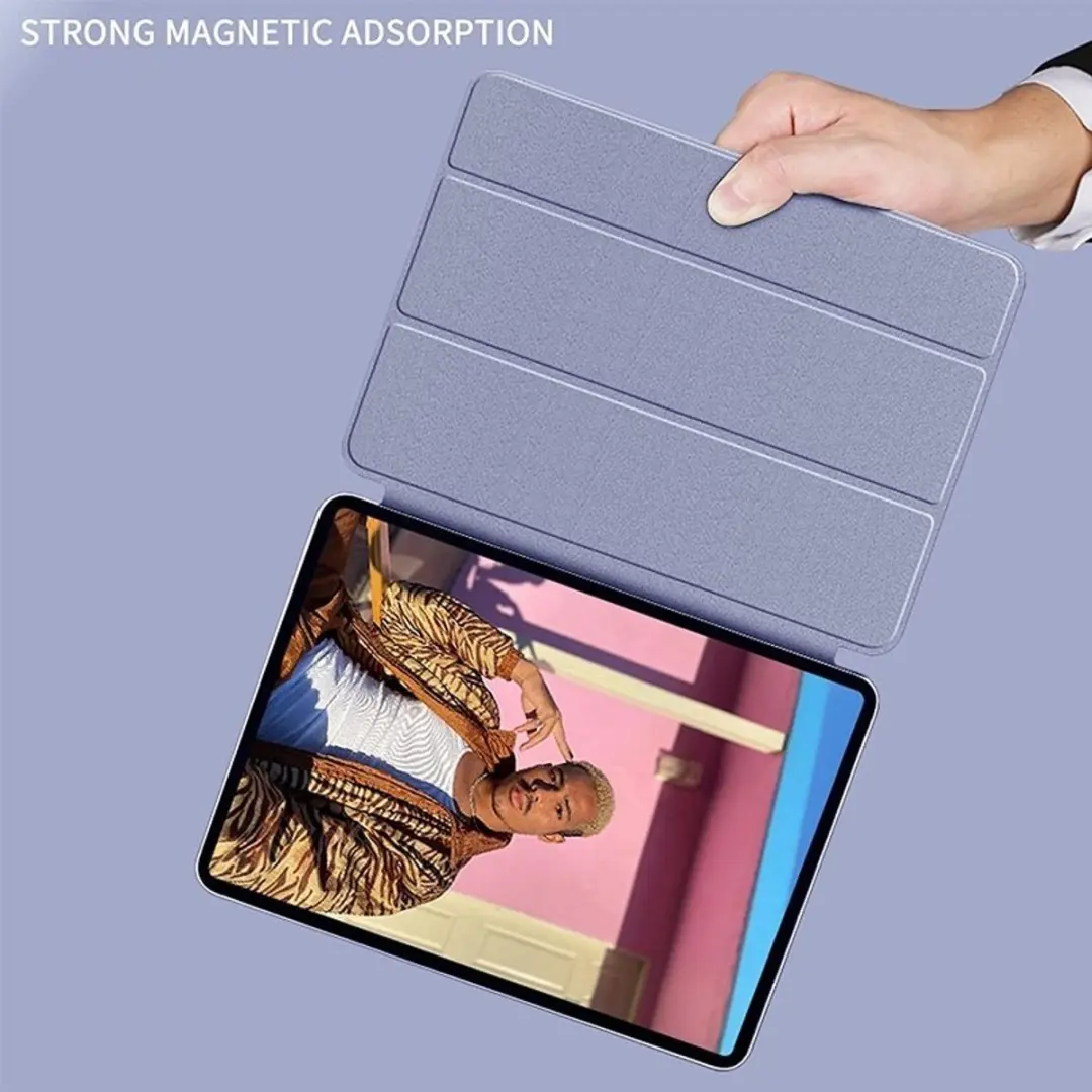 MobiQ Magnetische Folio Case 46-00925 - iPad Air 11 (2025) Lavendgrijs