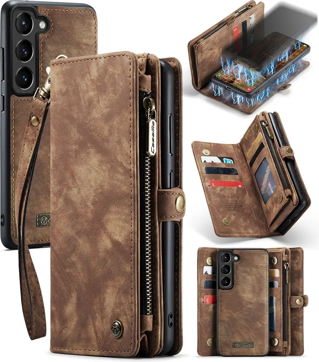 Caseme Bookcase Hoesje Samsung Galaxy S23