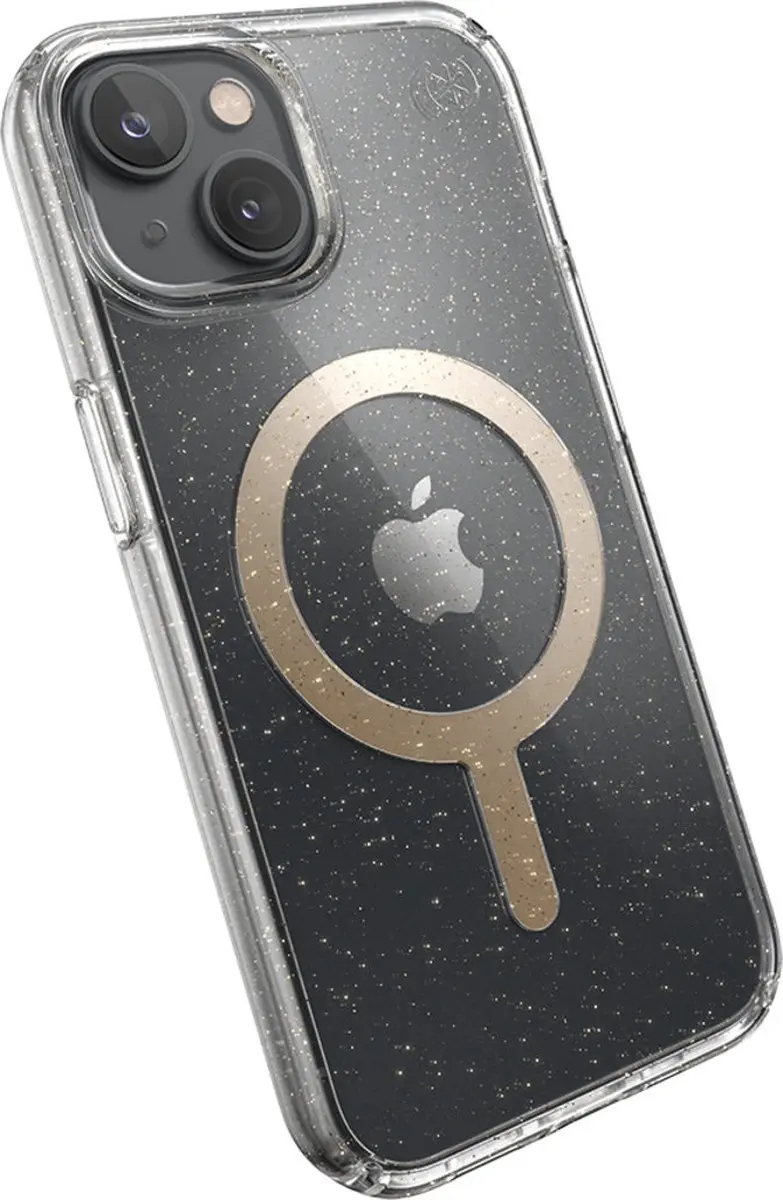 Speck Presidio Perfect Clear Glitter iPhone 14 Hoes