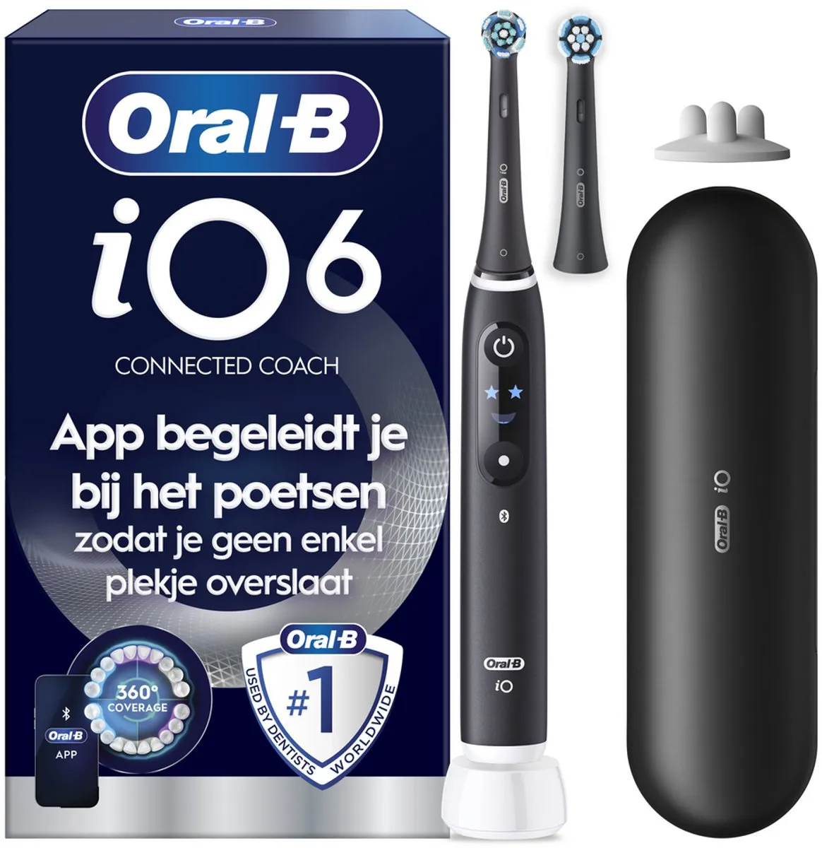 Oral-B iO 6S Elektrische Tandenborstel - Zwart