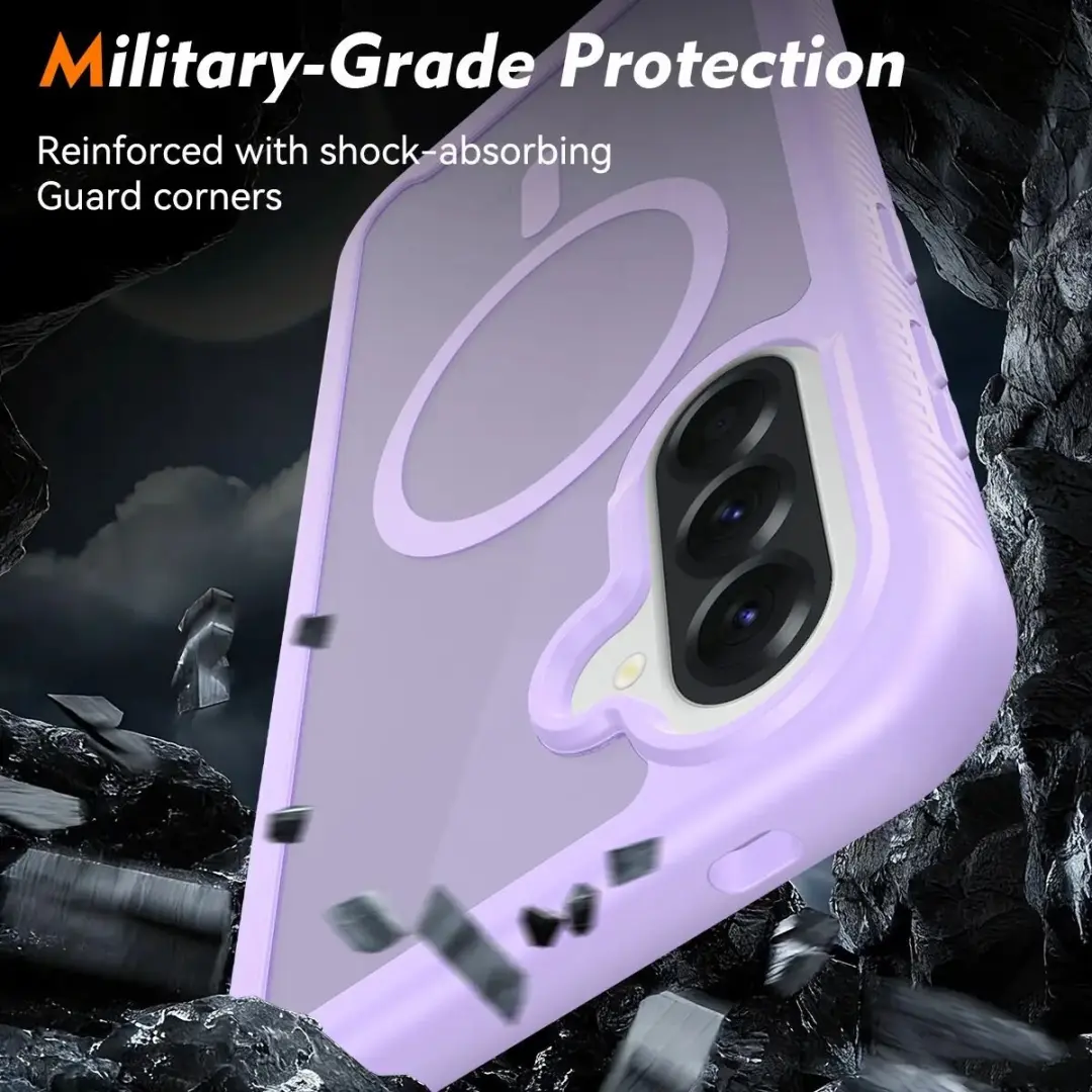 Selected Hoesje Samsung Galaxy A57 MagSafe Matte Paars