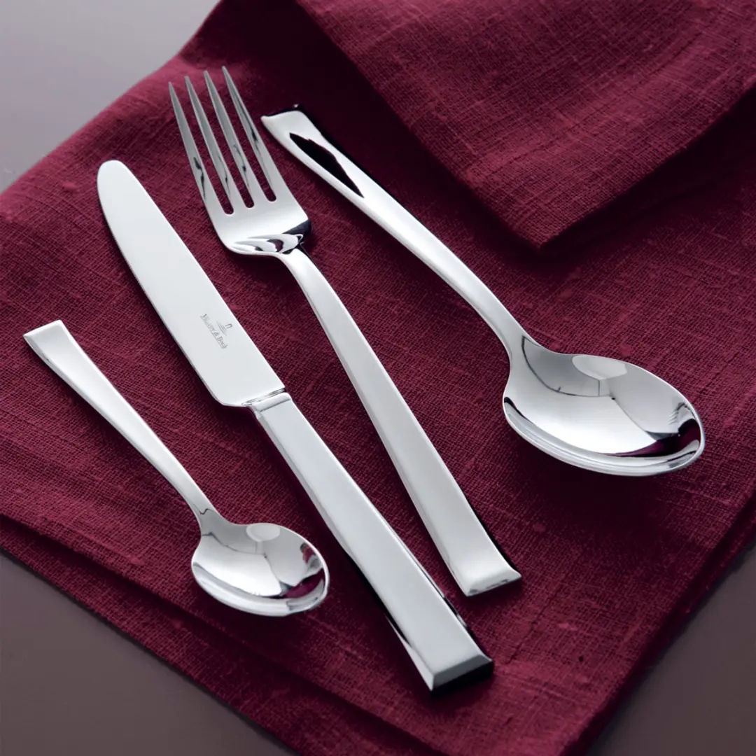 Villeroy & Boch Victor Tafelmes 22.5cm RVS - 6 Stuks