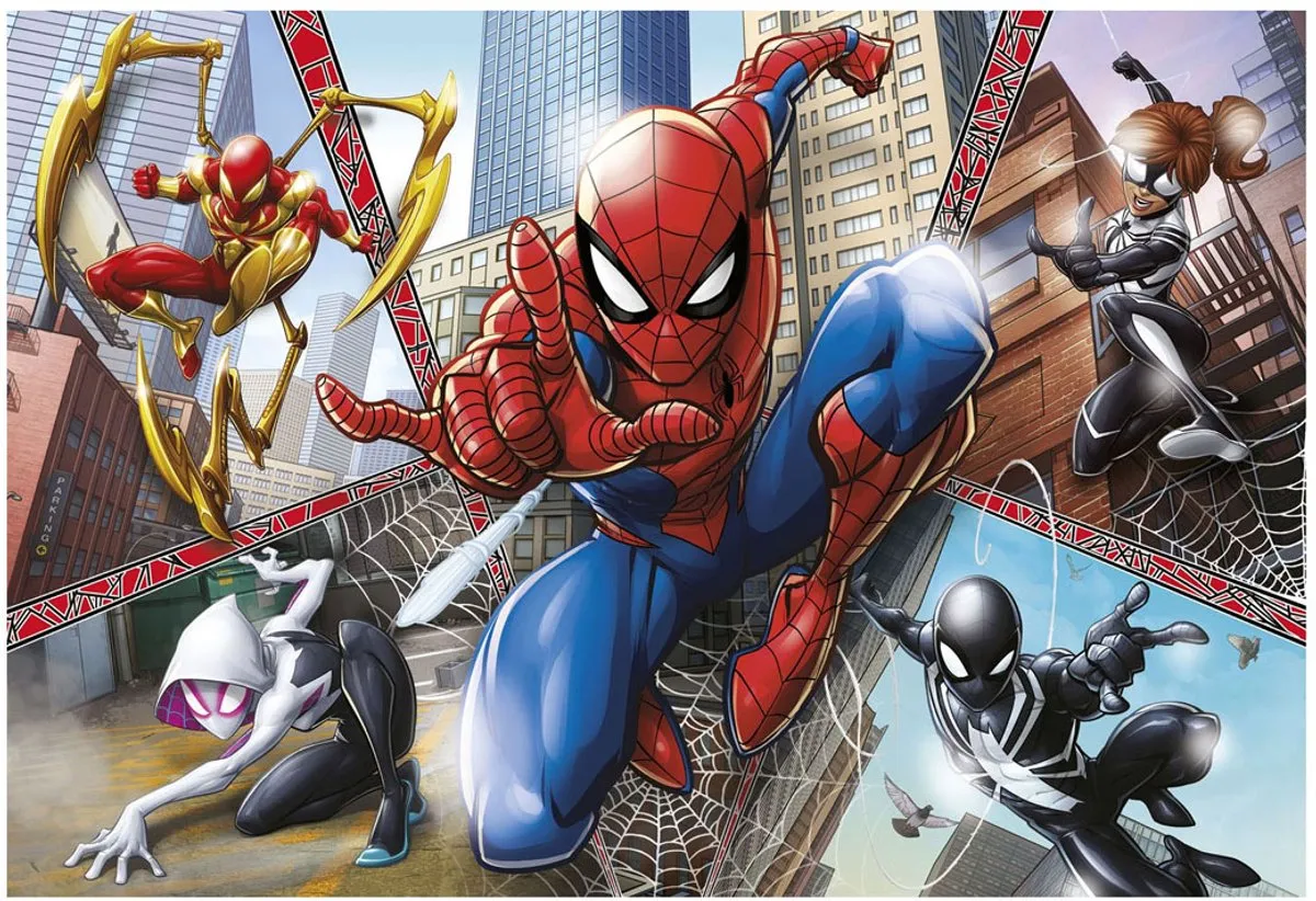 Clementoni Spider-Man Maxi Puzzel 104 Stukjes - Multicolor - afbeelding 6 van 6