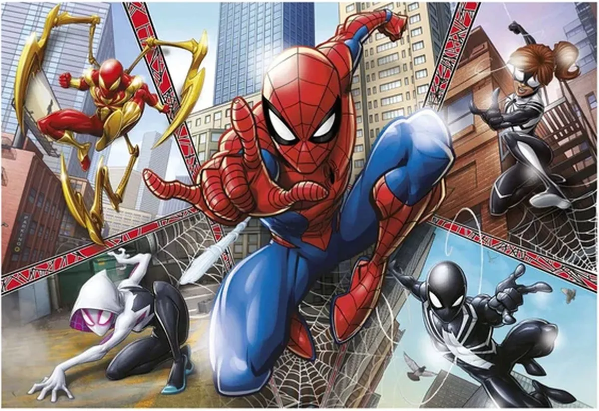 Clementoni Spider-Man Maxi Puzzel 104 Stukjes - Multicolor