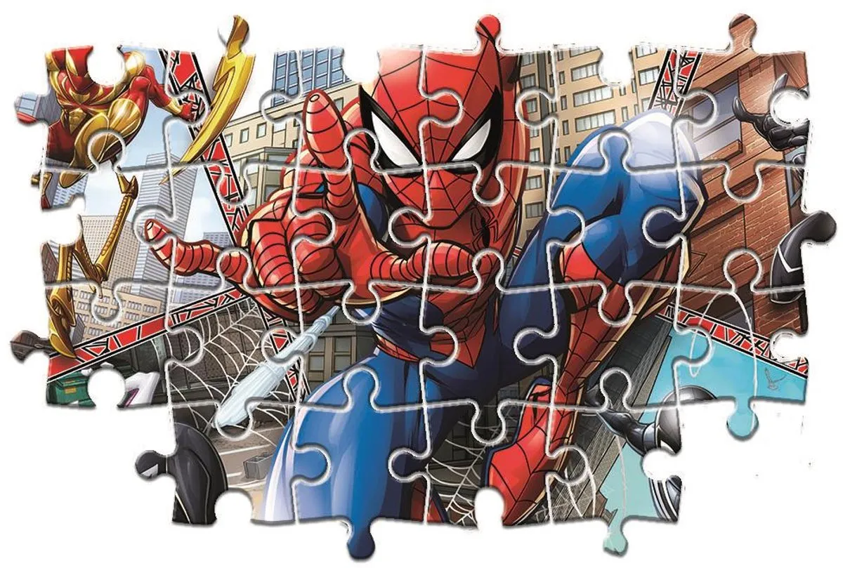 Clementoni Spider-Man Maxi Puzzel 104 Stukjes - Multicolor