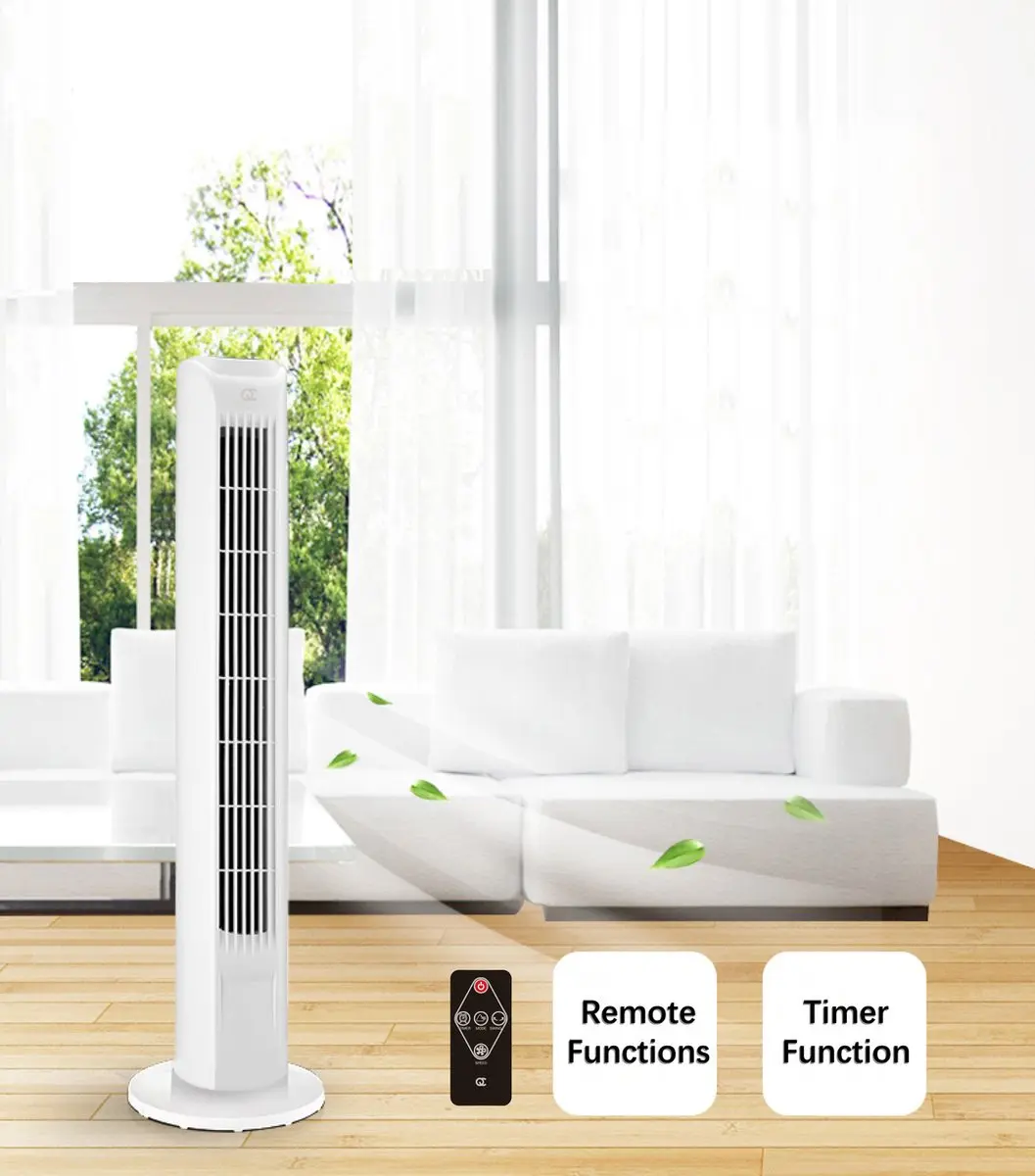 FlinQ Torenventilator 7813 - 45Nm - 3 Snelheden - Wit