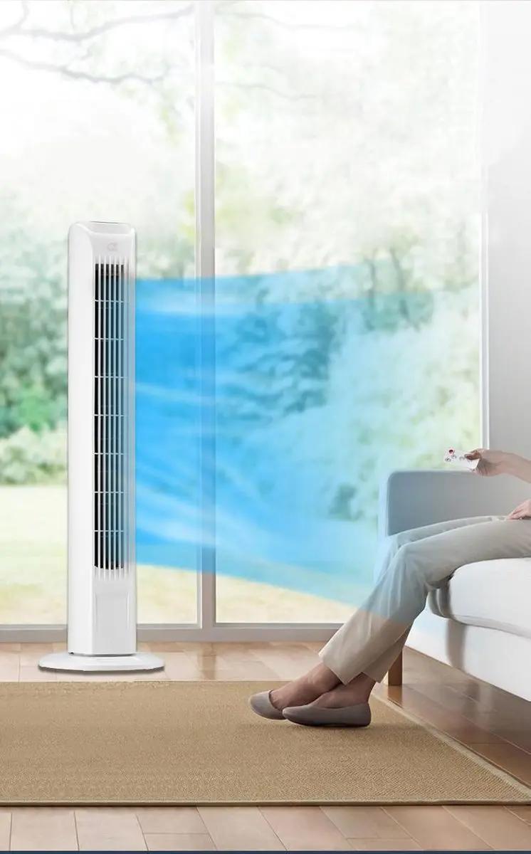 FlinQ Torenventilator 7813 - 45Nm - 3 Snelheden - Wit