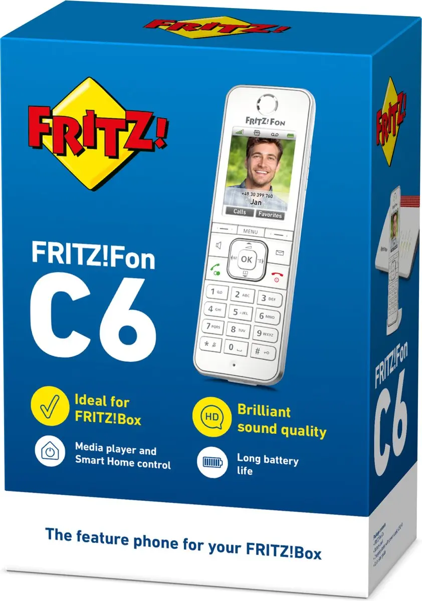 AVM FRITZ!Fon C6 DECT Telefoon - Wit