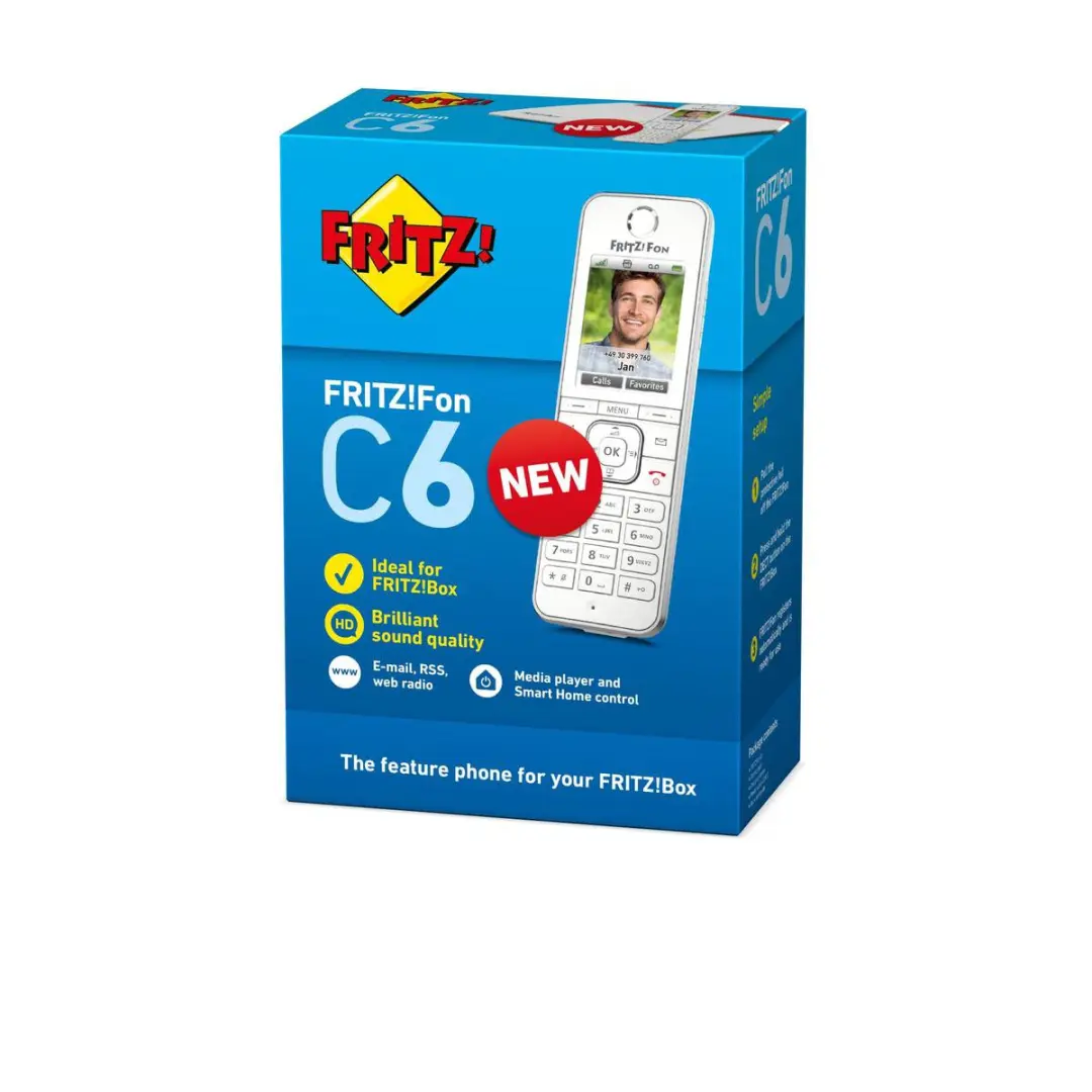 AVM FRITZ!Fon C6 DECT Telefoon - Wit - afbeelding 6 van 6
