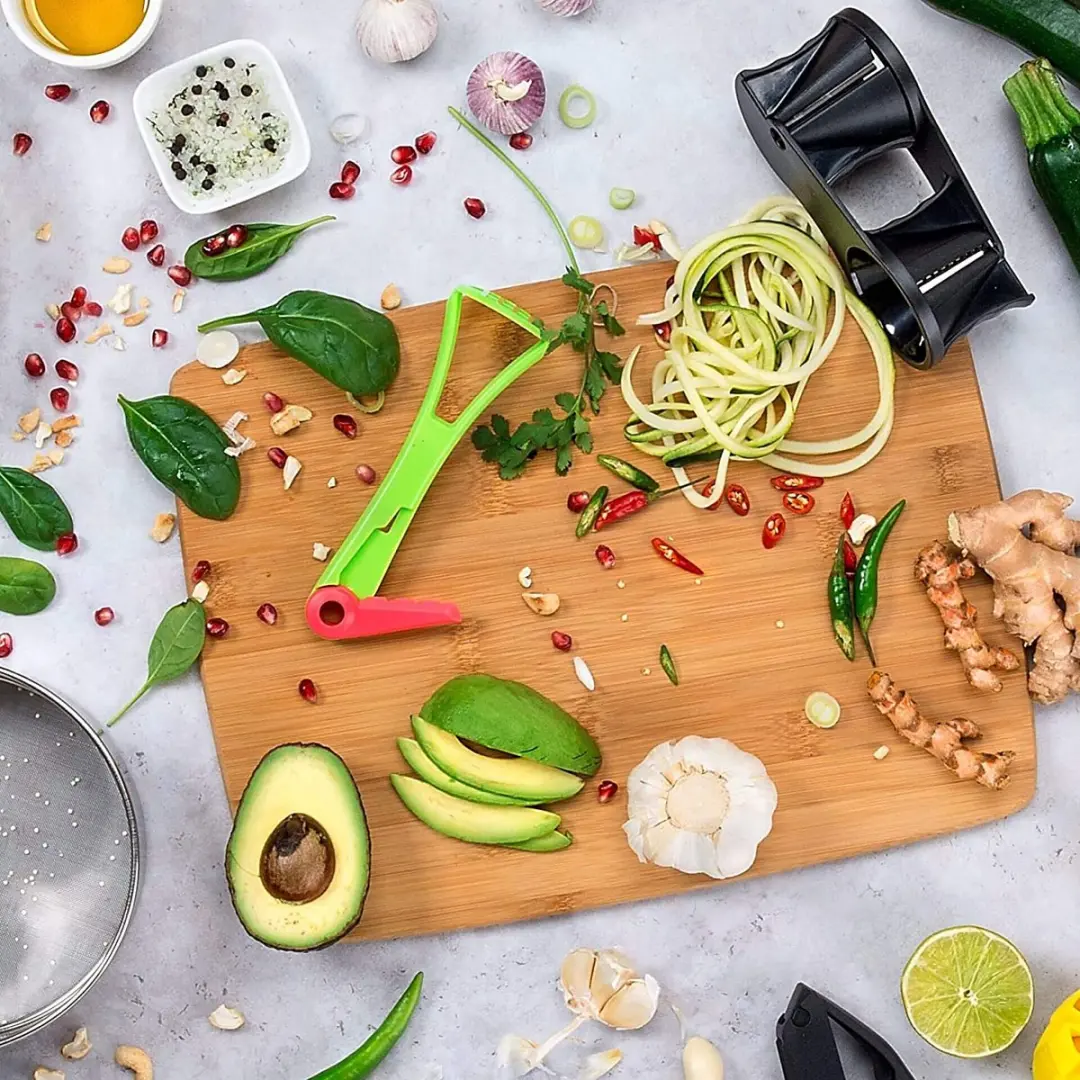 Fackelmann Avocado Kookgerei 4-in-1 - Groente