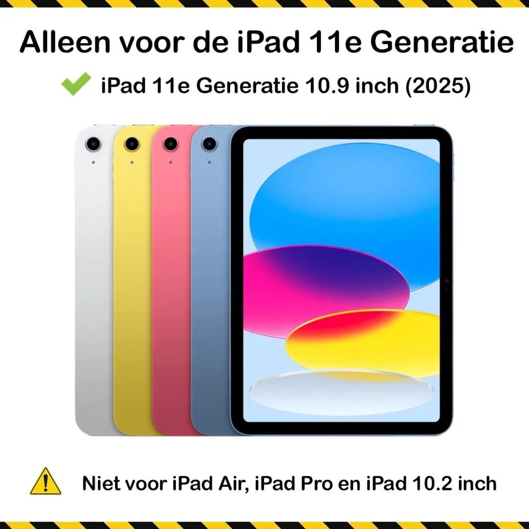 MobiQ Tablet Hoes A16 - iPad 11 (2025) 11 Inch - Roze