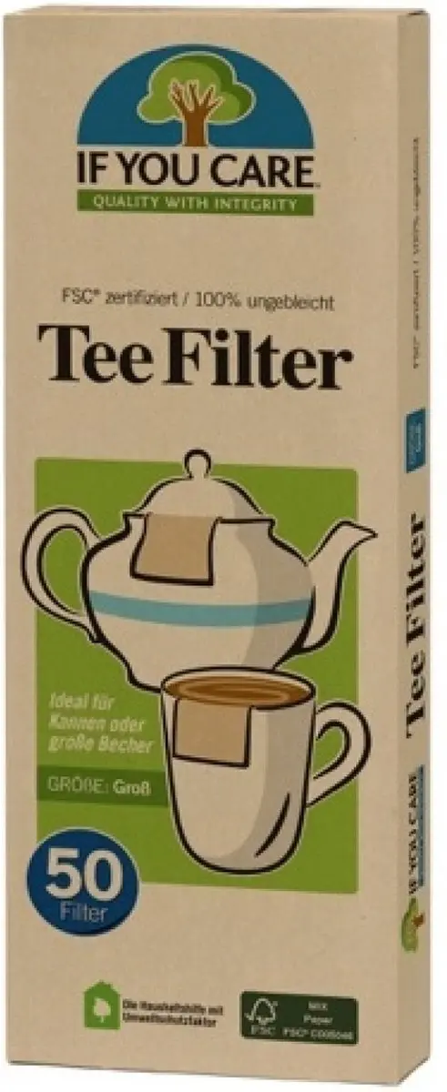 If You Care Theefilters Short 100 Stuks - Zand
