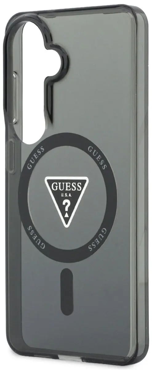 GUESS IML Gradient Triangle MagSafe Hoesje - Samsung Galaxy S26 - Transparent