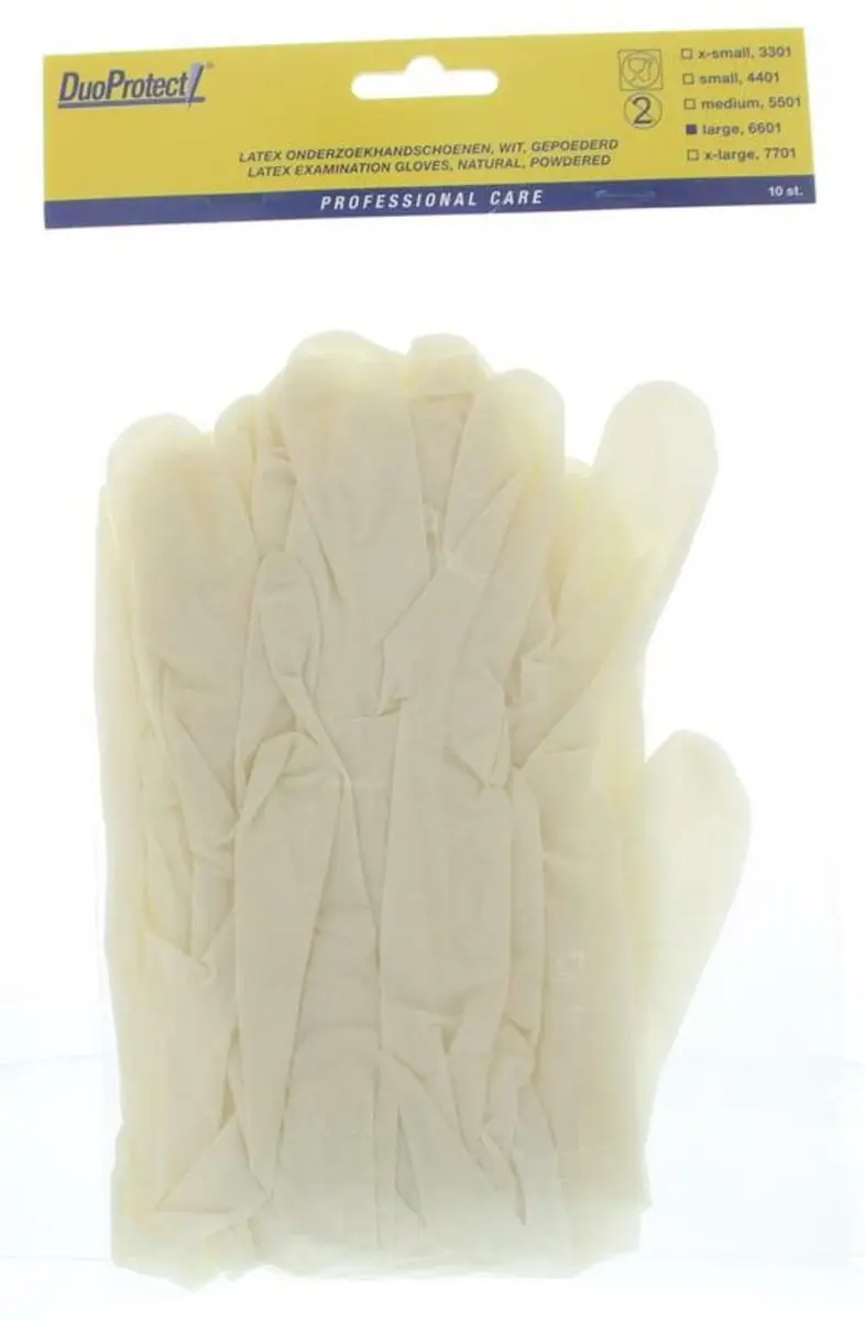 Duoprotect Handschoenen Latex L