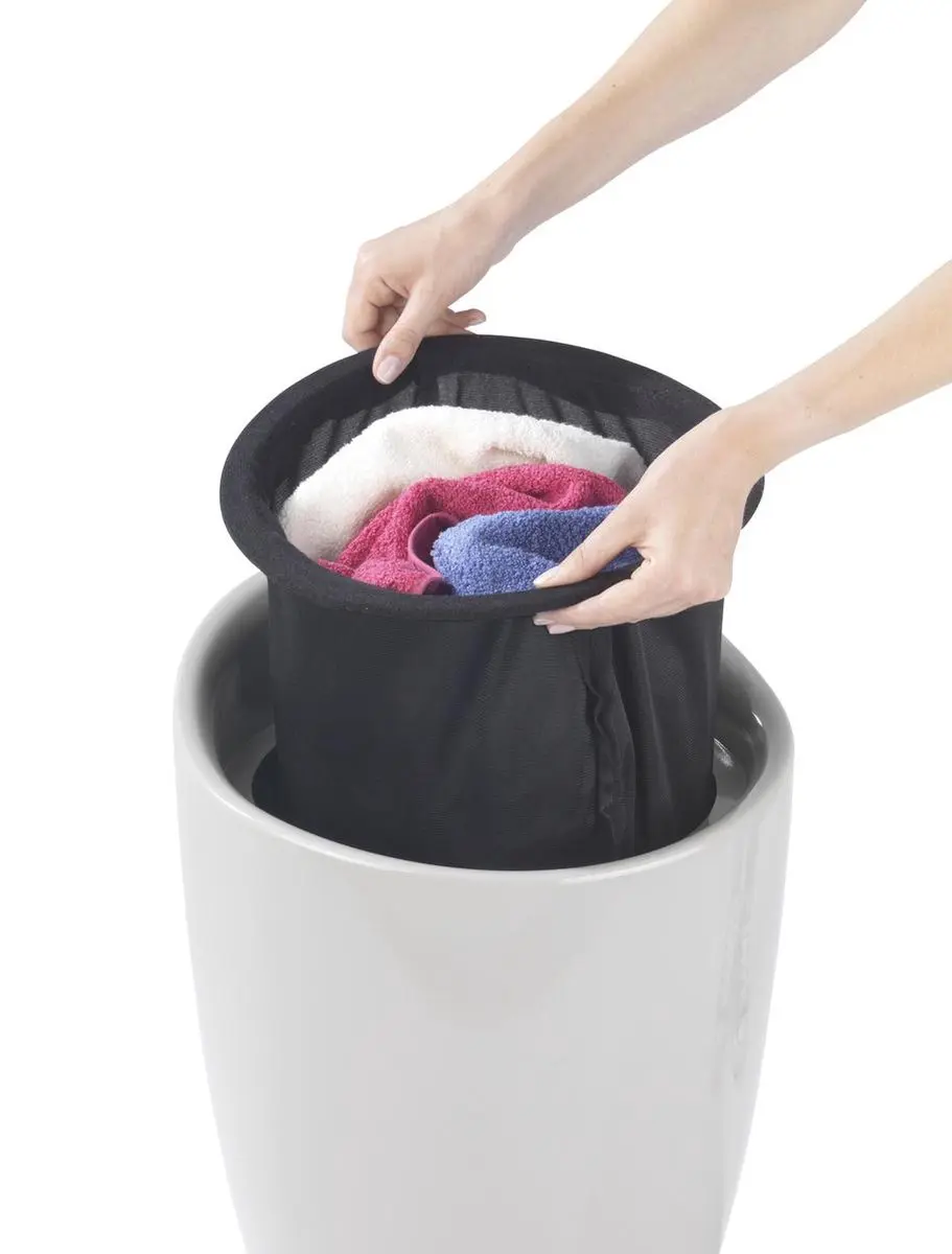 Wenko Zitje met uitneembare waszak 20L - Taupe