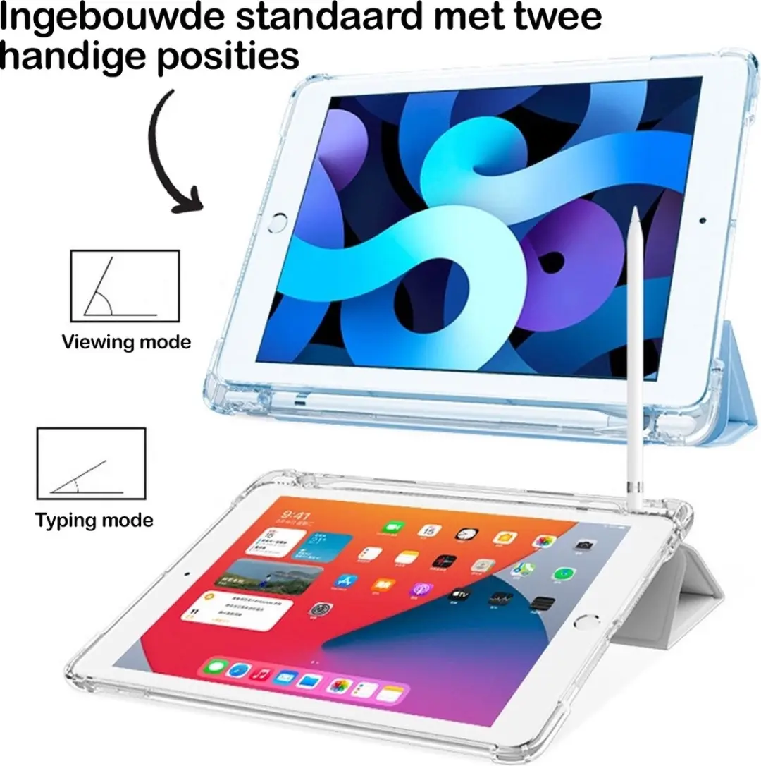 MobiQ 13-01278 Tablethoes - iPad 10.2 inch Zwart