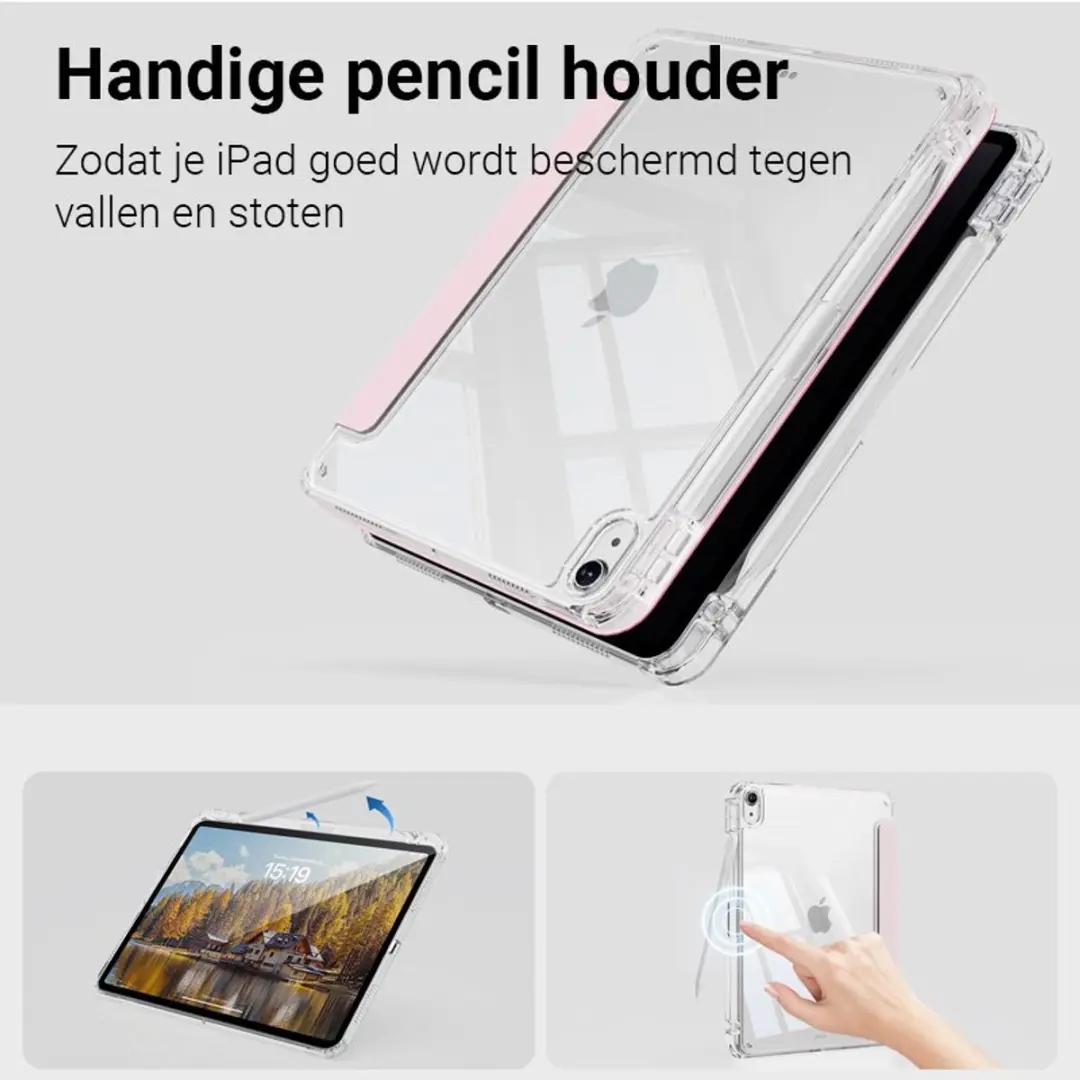 MobiQ Origami Hoes iPad Air 10.9 46-00862 - Roze