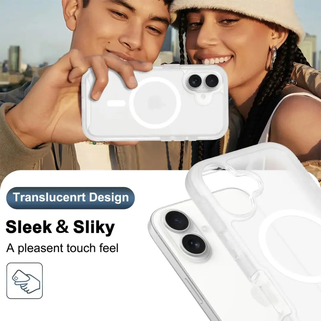 Selected by GSMpunt.nl iPhone 16 Hoesje Full Protect - Matte Transparant