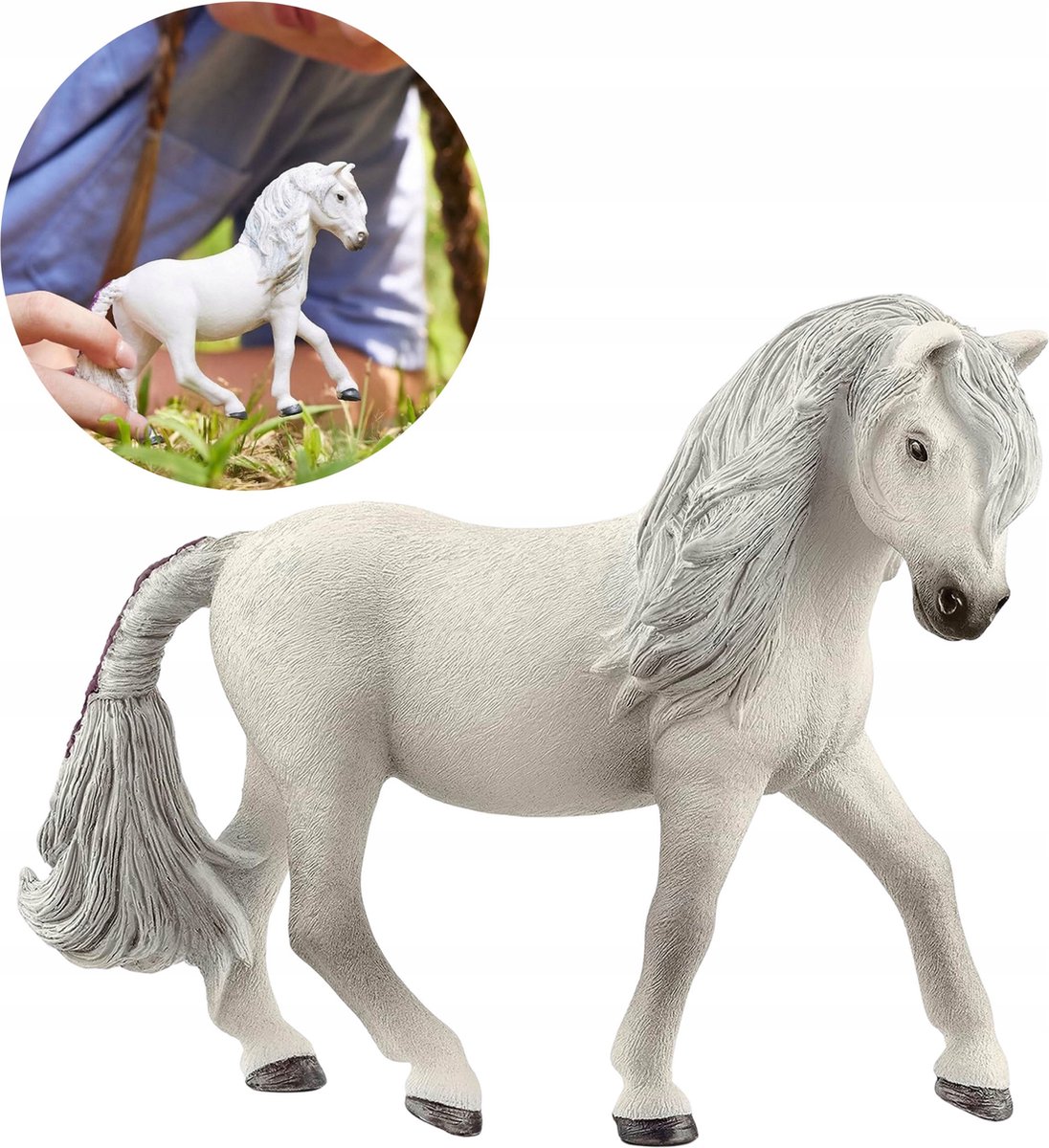 Schleich Horse Club IJslander Pony merrie speelfiguur - Multicolor.