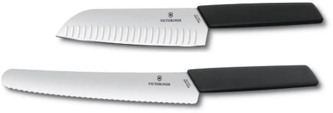 Victorinox Swiss Modern Keukenset 2-delig - 2 Messen - Zwart