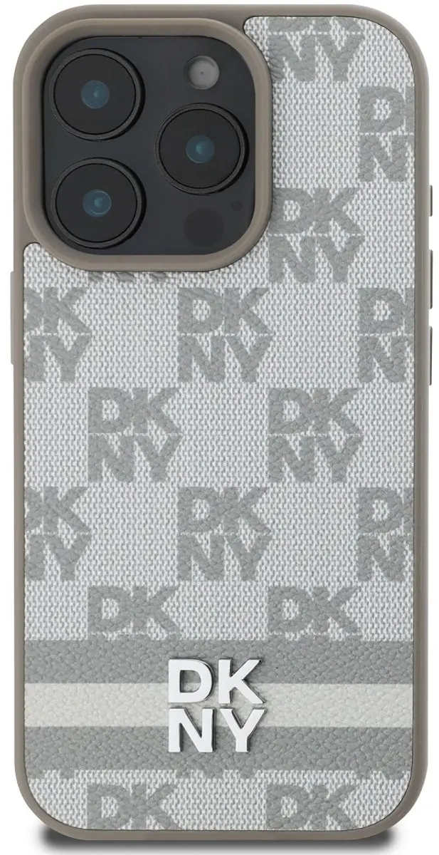 DKNY Backcover iPhone 16 Pro Max - Beige - 3666339334215