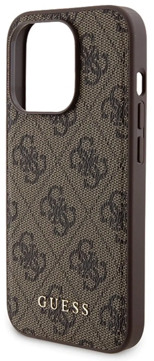 Guess iPhone 15 Pro Hoes - Hardcase MagSafe - Bruin