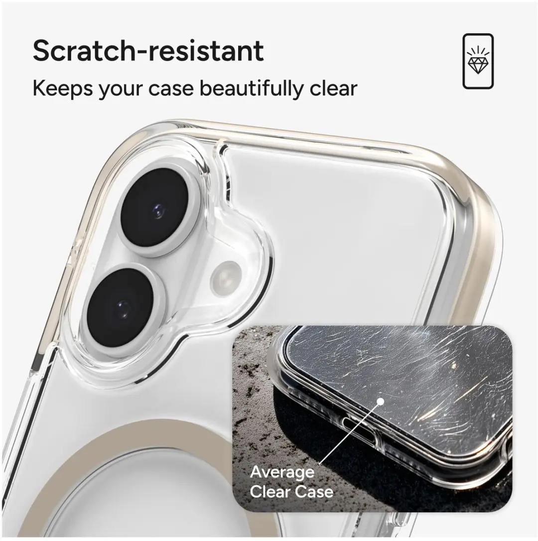 ZAGG Santa Cruz Hoesje iPhone 17 - Titanium - MagSafe