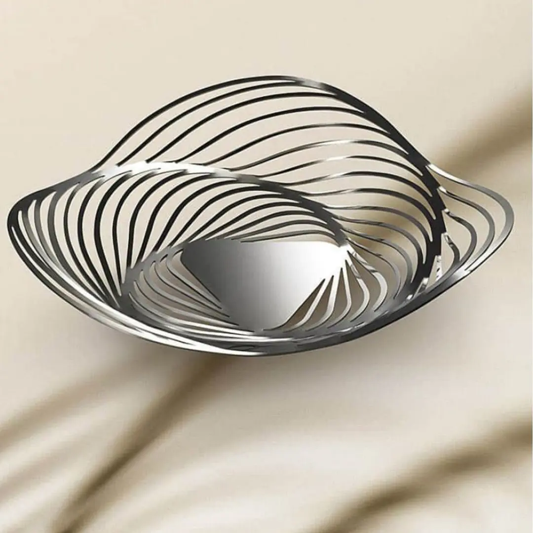 Alessi Trinity Schaal RVS - 43cm Grijs