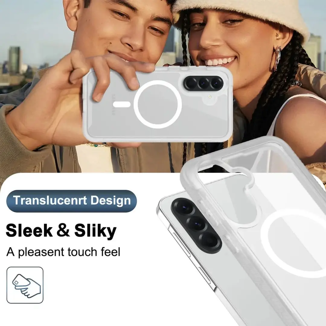 Selected Hoesje Samsung Galaxy A57 - MagSafe/Qi2 - Matte Transparant - afbeelding 6 van 6