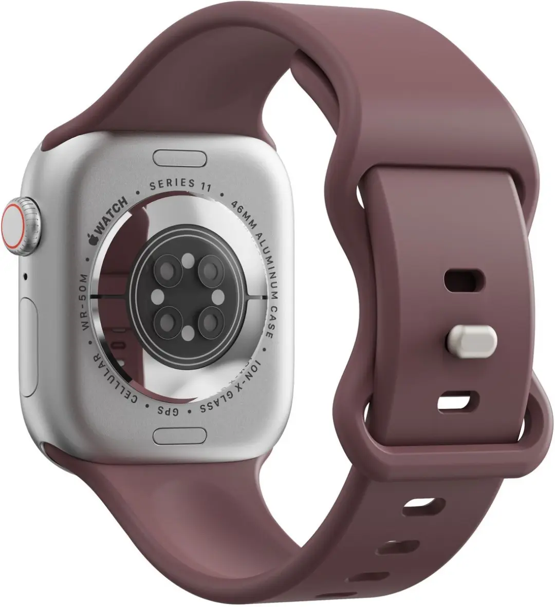Selected SBG Siliconen Bandje Apple Watch 38-42mm - Smoky Purple