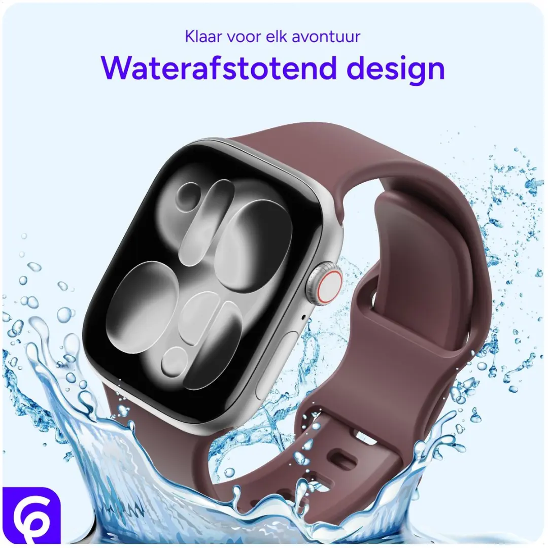 Selected SBG Siliconen Bandje Apple Watch 38-42mm - Smoky Purple