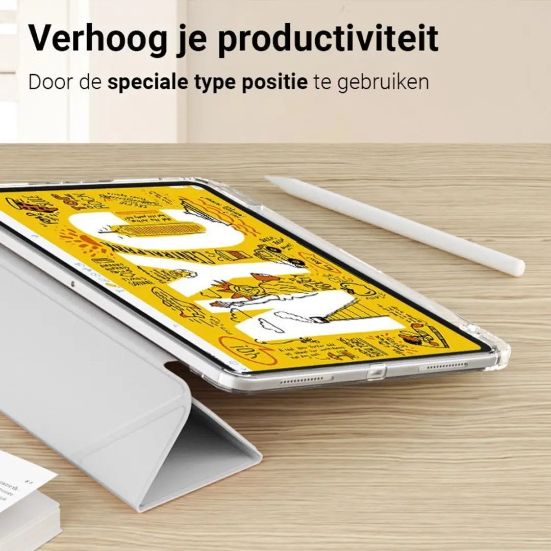 MobiQ Origami Hoes iPad Pro 13 M5 46-01673 - Grijs