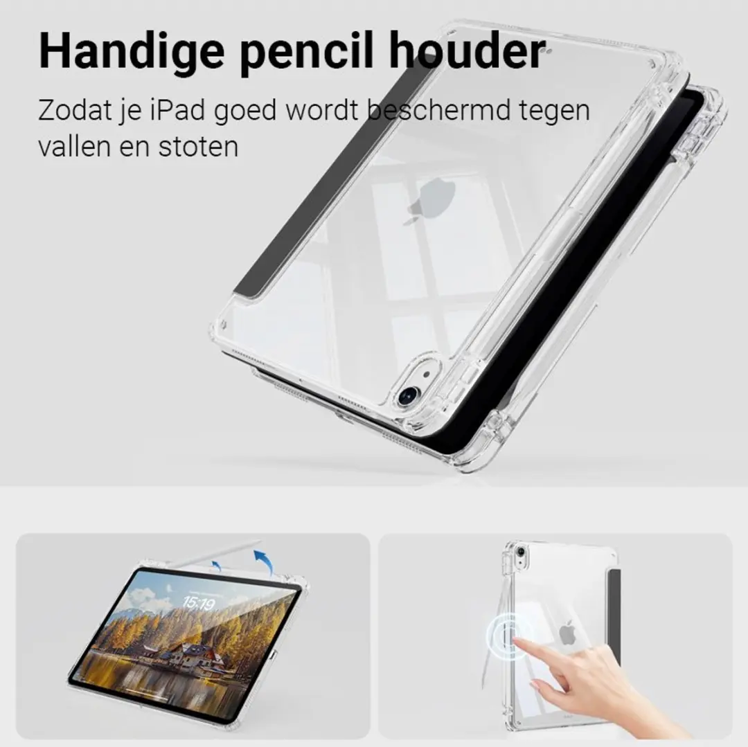 MobiQ Origami Hoes iPad Pro 13 (2024) M4 - Zwart