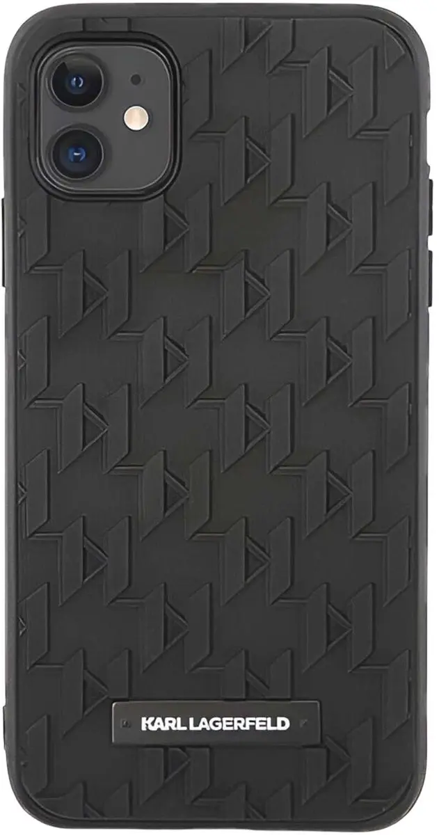Karl Lagerfeld iPhone 11/XR TPU Hoesje - Effen Zwart