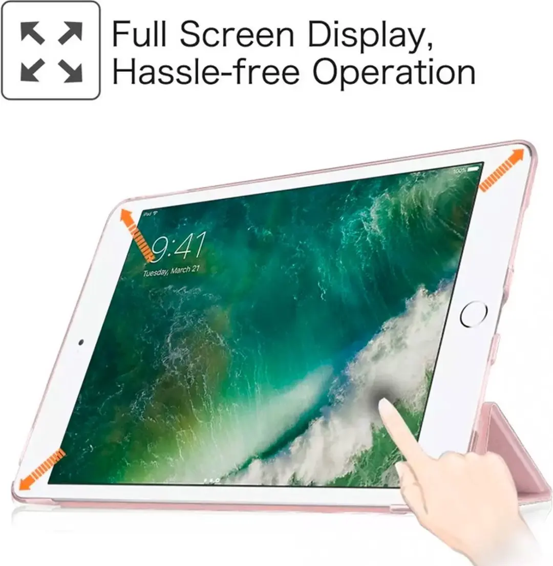 MobiQ Folio Hoesje 13-00522 - iPad 10.2" 2019-2021 - Donkerblauw