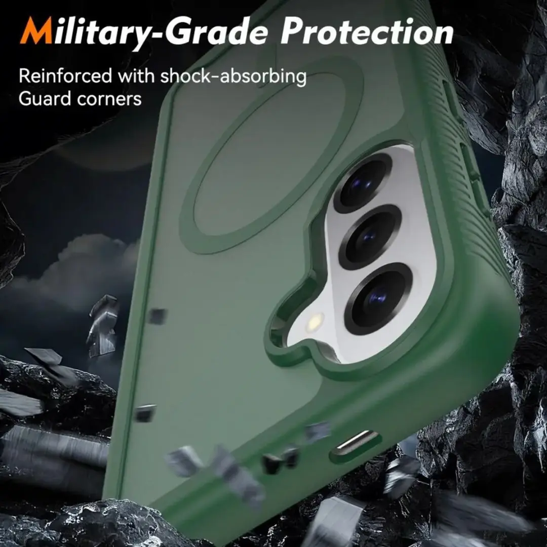 Selected Hoesje Samsung Galaxy S26 Matte Groen - MagSafe