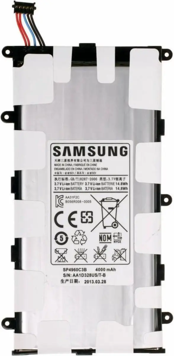 Samsung Galaxy Tab 2 Originele Batterij SP4960C3B